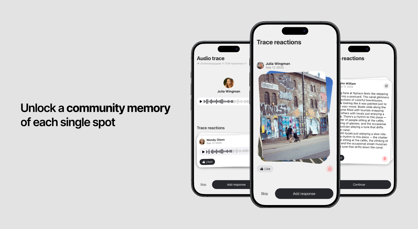 Unlock a community memory of each single spot